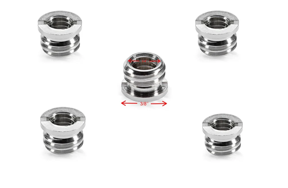 3/8" to 1/4" convert screw adapter x 5pcs