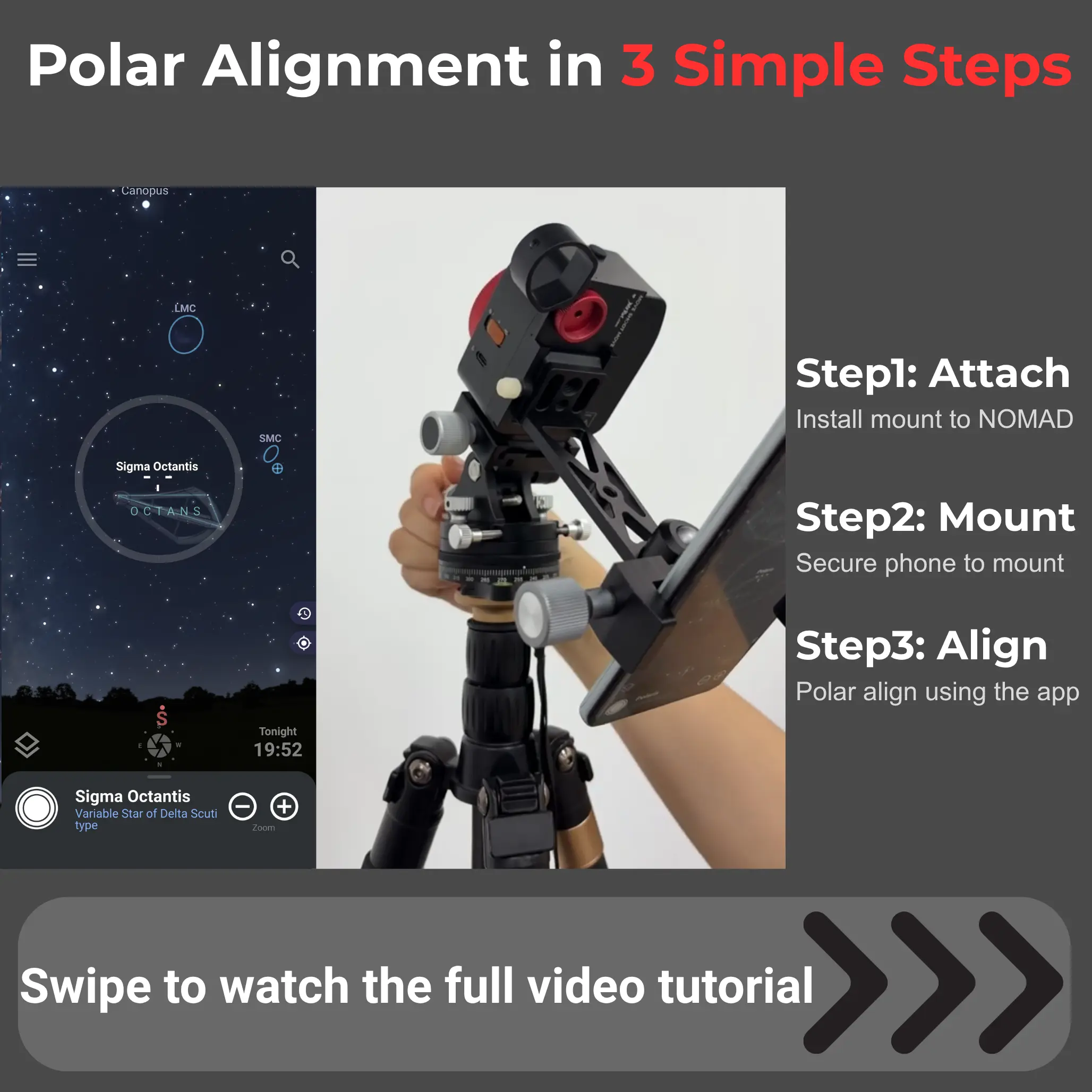 NOMAD Star Tracker: 30-Second Alignment for 4-Minute Flawless Shots - Image 13