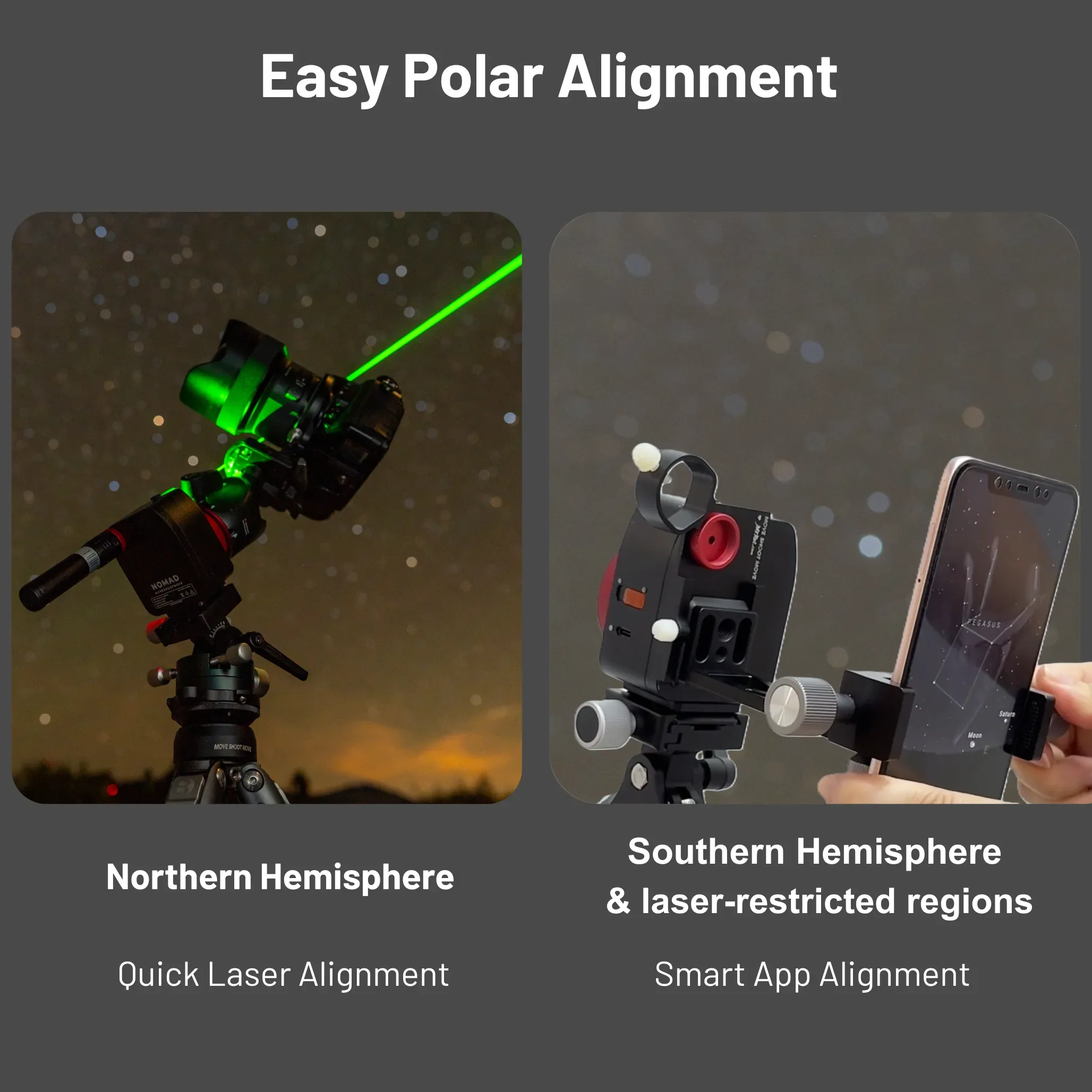 Nomad Starter Kit: Beginner-Friendly Star Tracker That Sets Up in Minutes - Image 5