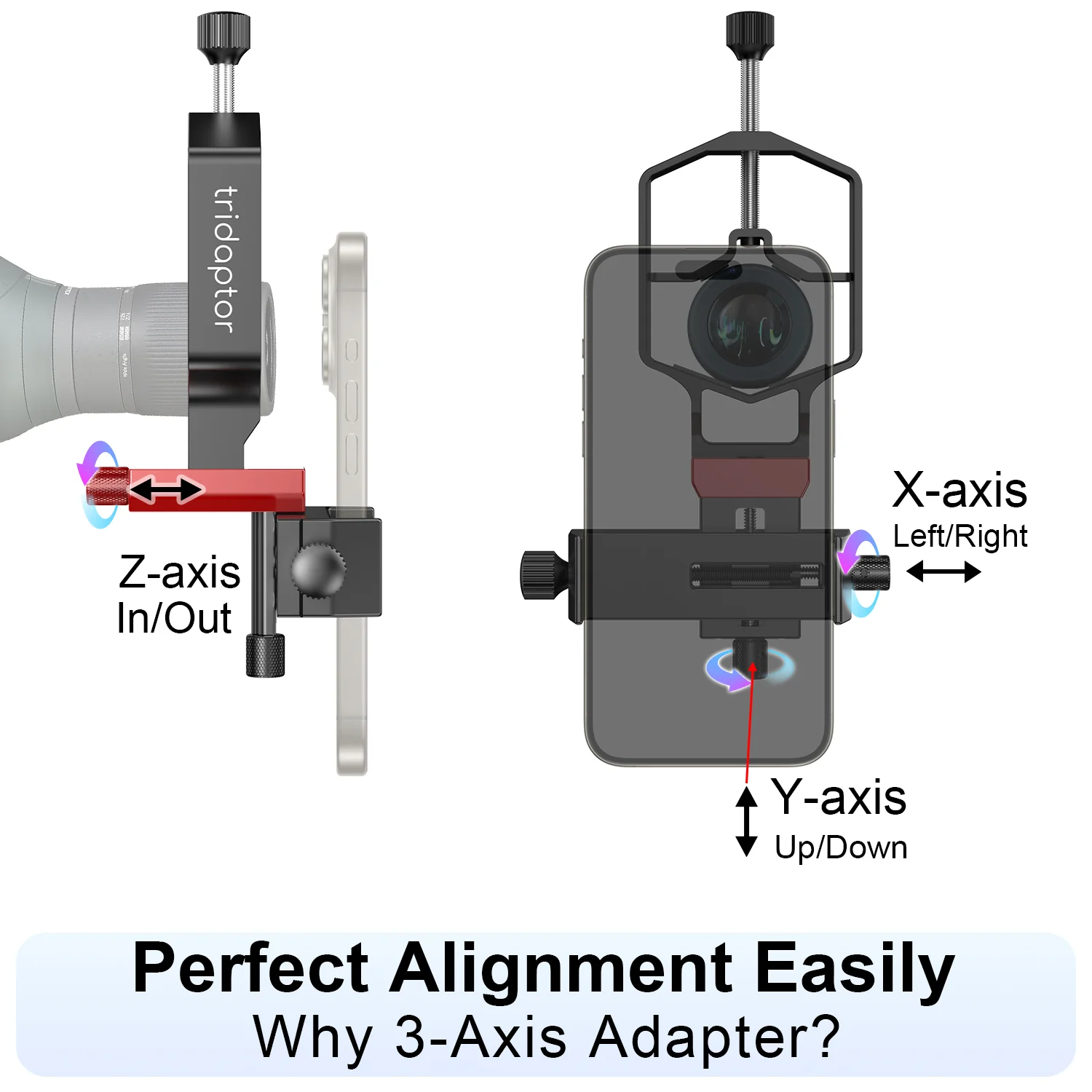 tridaptor - The best universal telescope phone adapter ever-3-axis(X,Y,Z) adjustment! - Image 17