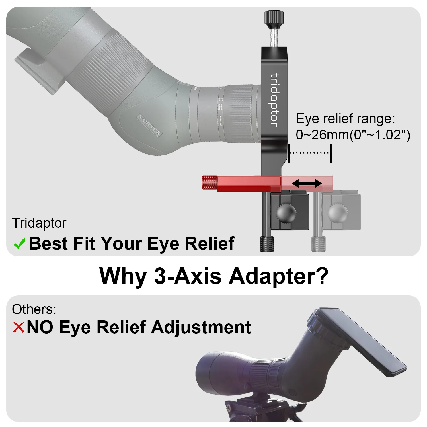 tridaptor - The best universal telescope phone adapter ever-3-axis(X,Y,Z) adjustment! - Image 21