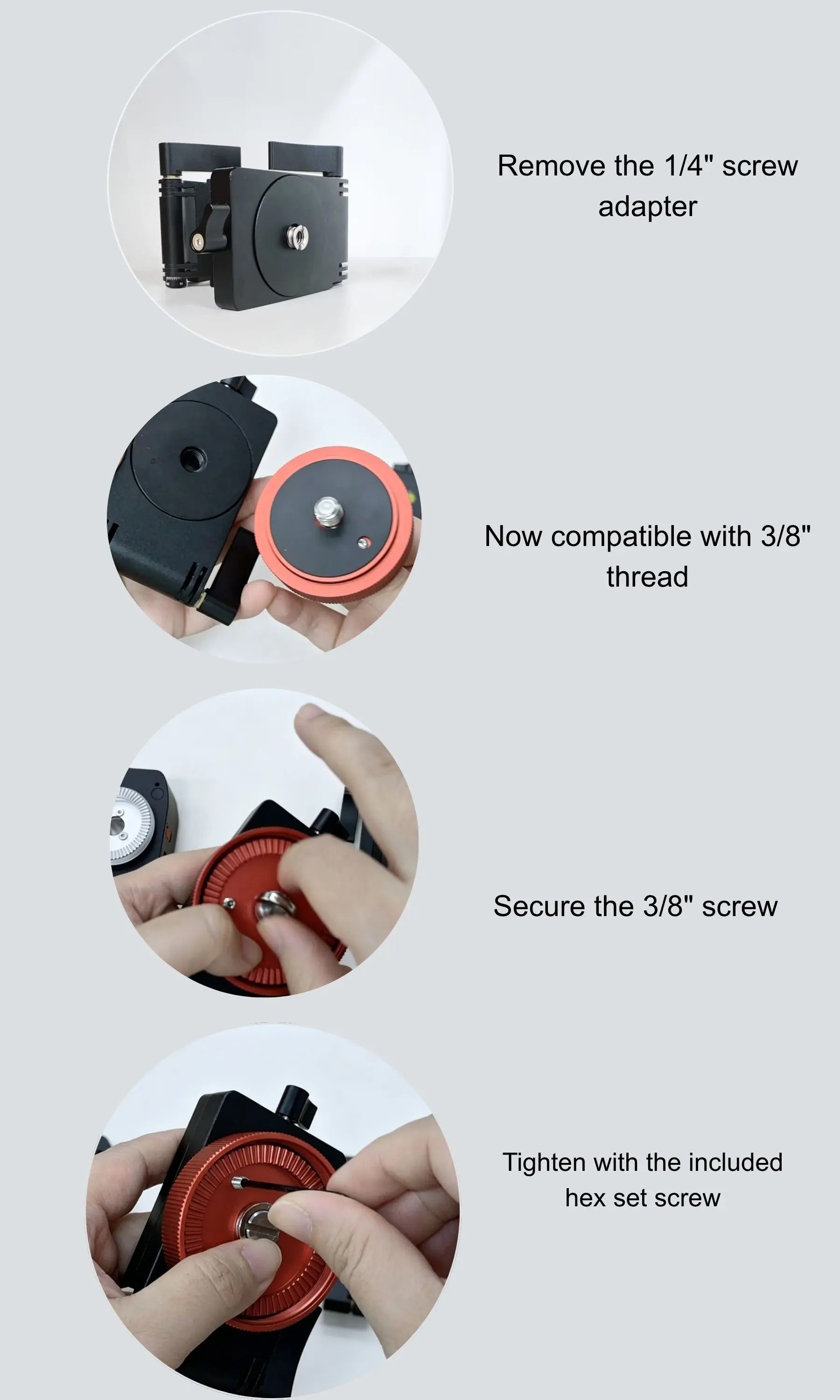 360° Flex Tilt & Pan Head - Z&V Mount Designed with Alyn Wallace, Buy Nice or buy Twice  - The best gift for you and your loved ones 🎁 - Image 6